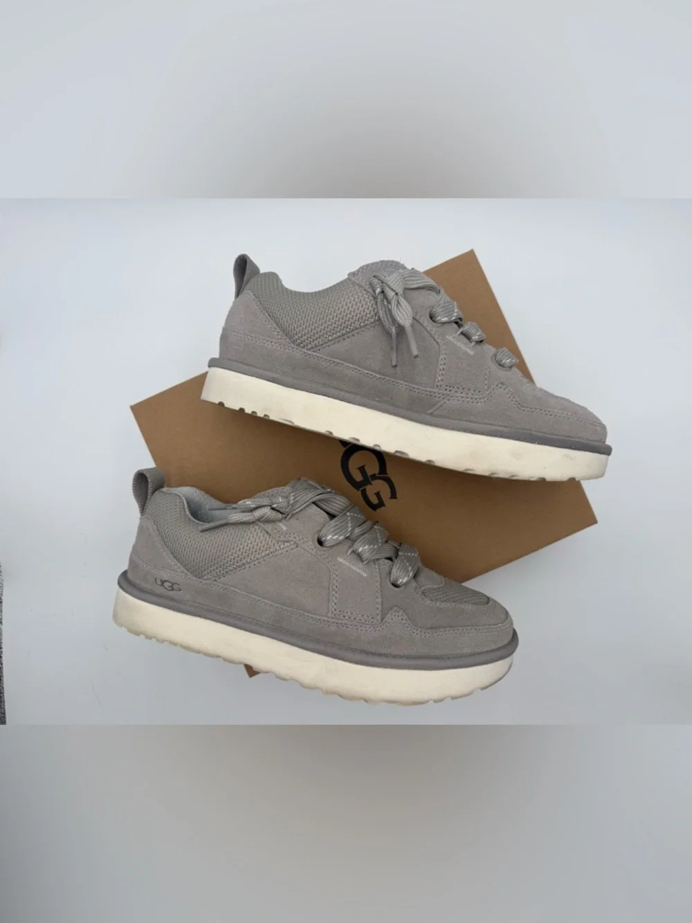 UGG Womens Lo Lowmel in Campfire color. Suede sneakers. Size 9 - Picture 6 of 16